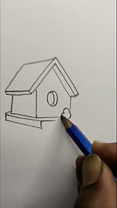 How to draw a birdhouse #artinstruction #drawingtechniques #art #beginnerarttips #drawingtutorials
