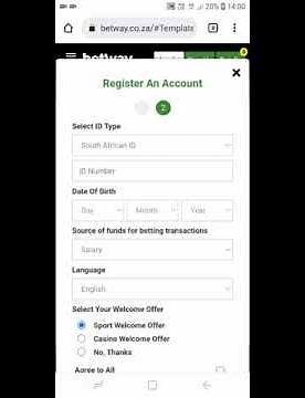How to sign up with betway| sport betting | welcome bonuses