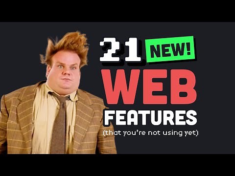 21 Awesome Web Features you’re not using yet