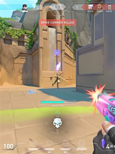 Testei um auxílio de mira… resultado: Radiante 😈#valorantclips #valorant #valorantgaming #valorantfunny