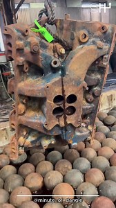 Ford fe intake manifold before and after a chemical dip #ford #cast #castiron #oddlysatisfying #clean #pressurewashing #restoration #rust #classiccars #satisfying #transformation #viralreels #reels | Genius Cars Plus