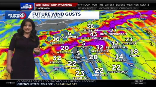 A significant snowstorm is moving through the Carolinas, bringing several inches of snow to most of our area. Stay tuned with WYFF 4 for the latest updates. | WYFF News 4