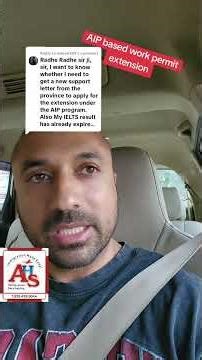 AIP based work permit extension