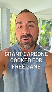 Grant Cardone Cooked for Free Game This clip from @grantcardone has been getting made fun of for this clip of actually good money advice. I know it's an easy layup for jokes and it probably doesn't matter, but these seemingly obvious financial principles made all the difference for me and so many young people trying to get ahead. Dismissing the concept Grant is articulating is an attempt to make something but only helpful but true, seem silly. This happens to be a very purposeful and helpful fin