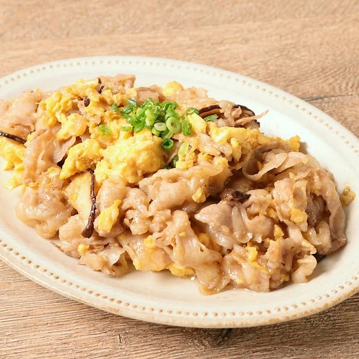 ふんわり卵と豚バラ肉の炒め物 作り方・レシピ | クラシル
