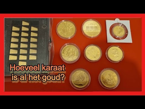 Hoeveel karaat is al het goud?