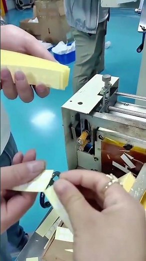 Sticker Label Production and Cutting Process with Automatic Machine #shorts