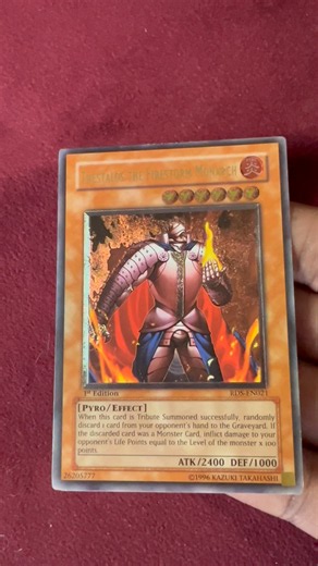 Ulti 1st Thestalos The Firestorm Monarch #yugioh