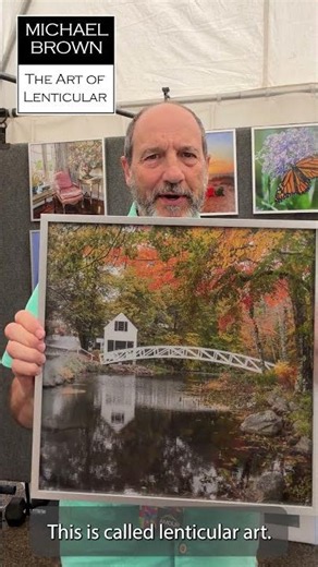 Lenticular Photography - Seasonal Change #lenticularprinting #acadianationalpark #printmaking