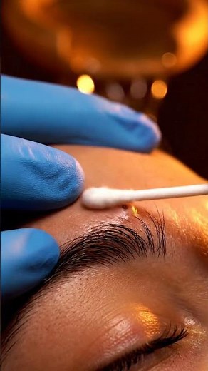 🔥 Eyebrow Blackhead Up-Close | Watch This Satisfy