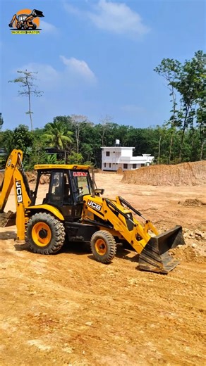 Jcb 3dx Backhoe Loader Ground Leveling in Soil Loading Site.|BackhoeMaster|