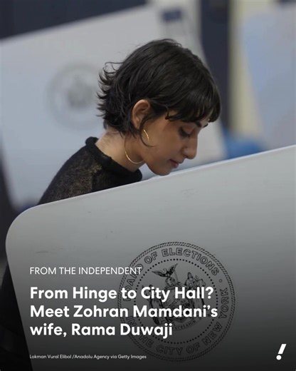 NYC will get its youngest first lady ever. Democrat Zohran Mamdani's victory in New York City's mayoral race has put the spotlight on his wife, Rama Duwaji, whom he met on Hinge. The 28-year-old is an animator and illustrator who has worked with Spotify, BBC and the Washington Post. | Yahoo News