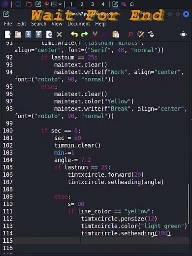 Python Pomodoro Timer GUI with Stylish Progress Bars - Boost Productivity!"