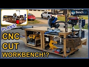 Mobile Workbench Tour// All Plywood // CNC Cut // EP 87