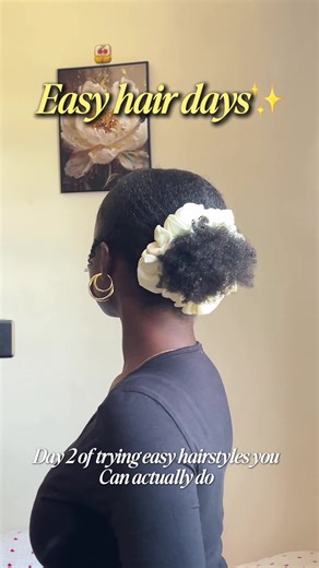 Cute Slickback Hairstyles with a Scrunchie Tutorial