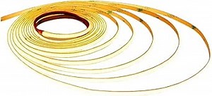 Warm Dim COB LED Tape Light – 3000K to 1800K Dim-to-Warm, Dot-Free Strip, UL Listed, Flexible LED Strip Light for Ambient & Accent Lighting 4.4w/ft16FT Pack