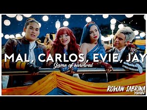 Mal, Evie, Carlos & Jay (Descendants)