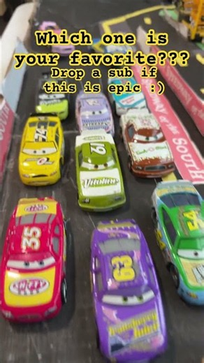My full Cars 1 racer collection! #disneycars #cars #lightingmcqueen #disneypixarcars #racer #racing