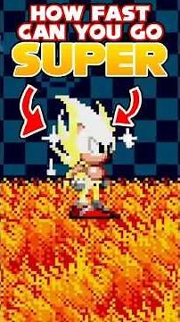 How Fast Can You Go SUPER in Sonic 2? - #sonic #sonicthehedgehog #gaming