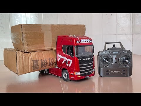 MOST IMPRESSIVE RC HUINA770S SCANIA TRUCK #truck #rctruck #viralvideo #viral #youtube #toys #diy
