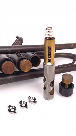 TRUMPET TITANIUM VALVE GUIDES SET OF 3 by KGUmusic! . Compared to plastic alternatives that wear out and break easily, our titanium valve guides are a testament to longevity and quality. . This enhancement is not just a functional upgrade but also an investment in your instrument’s reliability and performance. . Currently available for two renowned brands - Yamaha (Xeno all Professional model) and Bach Stradivarius (Bach Stradivarius B,C.... Bach Artisan, TR200 Piccolo and Cornet Stradivarius). 