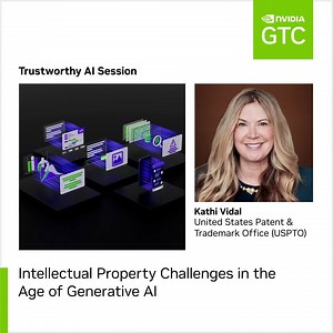 #GenerativeAI is challenging traditional concepts of intellectual property rights for content and emerging technology. Join us at #GTC24 for this fireside chat to discover U.S. perspectives on intellectual property in light of new technological advances. https://nvda.ws/3SNFDYu | NVIDIA Asia Pacific | Facebook
