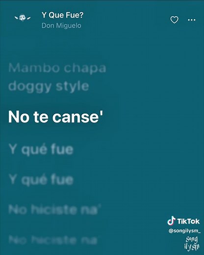 Y Que Fue? - Letra y Descarga de Don Miguelo