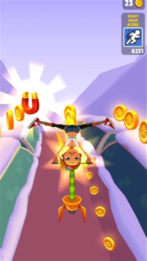 Subway Surfers Day 123– Turbo Track Dash! #gaming #shorts