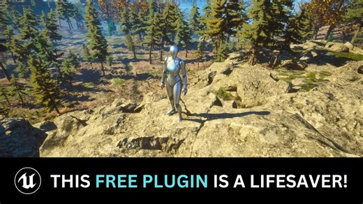 【中配】虚幻引擎终极免费开放世界工具 智能地形自动材质 (Landscape Pro 2.0)