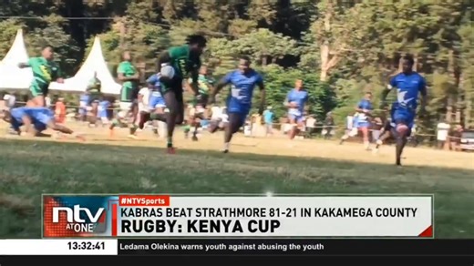 Rugby Kenya Cup Kabras Sugar RFC continued to show their dominance by beating their counterparts Strathmore 81 - 21 in a Kenya Cup match played at the Kakamega Showground in Kakamega county. #NTVSport | NTV Kenya