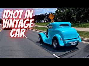 One Bad Move Nearly Wrecks This Vintage Car — Driving fails -learn how to drive #1614