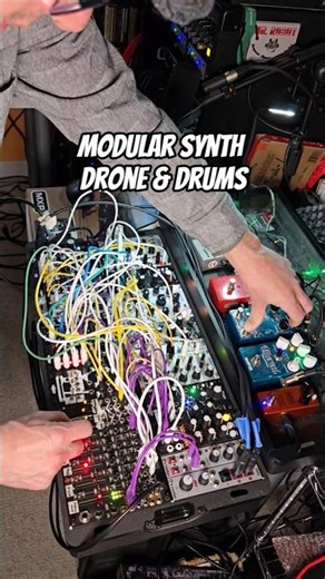 Modular Synth Drone & Drums #modularsynth #electronicmusic #experimentalmusic #music