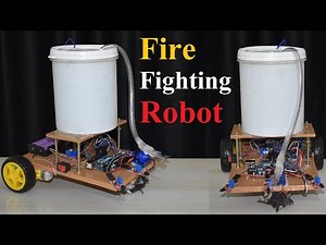 Fire Fighting Robot, Fire Fighting Robotic Car, New Electronics Project #science #shorts