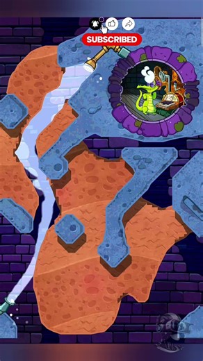 Can you get 3 stars in Level 7? 😳 #WheresMyWater2 #Level7 #PuzzleGame #MobileGaming #Gameplay