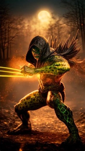 This is Frogskinman rage mode morphing . #marvel #actionfigures #frogskinman