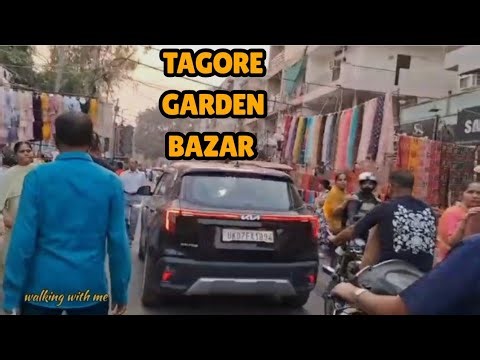 Tagore Garden market Full of vibes 🇮🇳 Delhi Walking tour ||