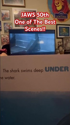 JAWS 50th One Of The Best Scenes! Down The Street From Walt Disney World a Little Golden Book JAWS!