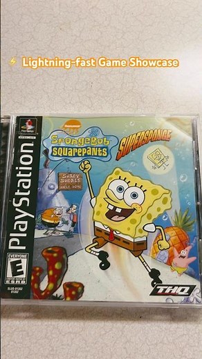 SpongeBob SquarePants: SuperSponge for PS1! #gamecollection #retrogaming #playstation #ps1 #gaming