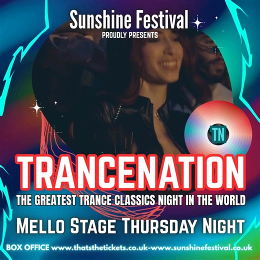 🎶 Let’s send you into a TRANCE! 🎶 We’re bringing back the vibes, the energy, the euphoria… 🔥 TRANCENATION hits the Mello Stage LIVE on Thursday night – and it’s all about that old-skool magic! Get ready for an uplifting journey through iconic trance classics and the unforgettable Ibiza anthems that defined a generation. From the dancefloors of the '90s and early 2000s to the euphoric beats we still can’t get enough of – it’s going to be a night of pure nostalgia and timeless energy. 💫 Expect