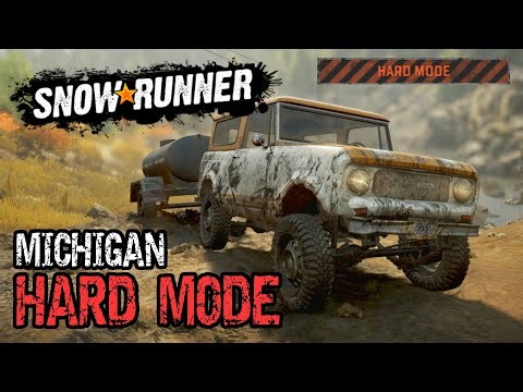 #2 Let's play // Snowrunner -- HARD MODE -- Michigan [NO COMMENTARY]