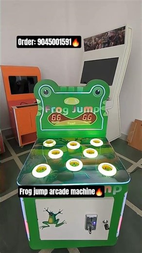 Frog jump arcade machine for amusement park and game zones🔥only‪@SudeepVideoGames‬ #bestarcadegame