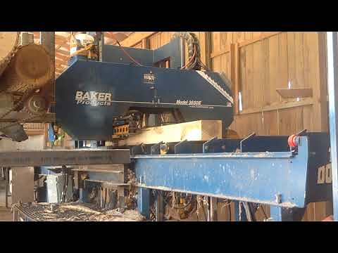 Baker BP Dominator Band Sawmills in action.