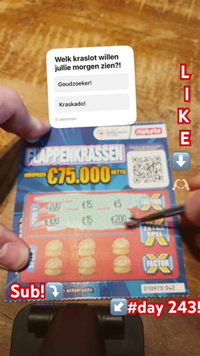 #244 Flappen Krassen 💸 | Gaan we winnen? 🔥 Scratch & Reveal💸