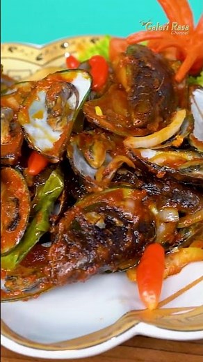 KERANG IJO DI MASAK SAUS PADANG ENAK BANGET #shorts