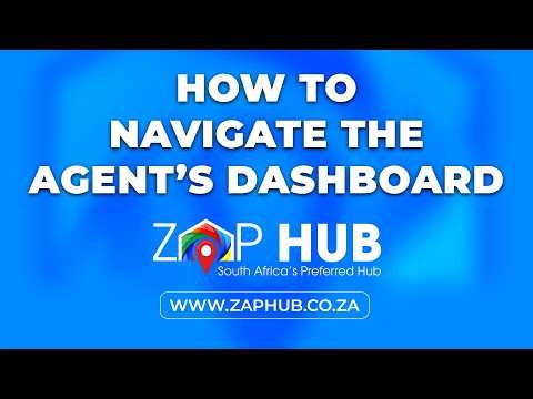 How to navigate the ZAP HUB agent's dashboard