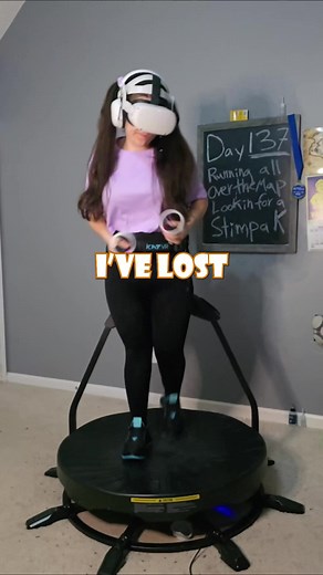 Day 137 of using the VR treadmill to lose weight! #vrtreadmill #vr #gaming #exercise #fitness #weightloss #fun #fallout #fallout4 #fallout4vr