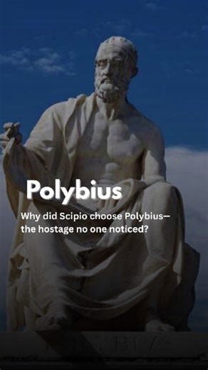 Annals Of History on Instagram: "Polybius’s journey is the story of a man who turned captivity into purpose. Born around 200 BC in Greece, he grew up trained for politics and war—but fate had other plans. When Rome conquered his homeland, Polybius was taken as a hostage and sent to live in the heart of the empire. What should have been a life of silence became his greatest advantage. Instead of breaking, he observed. He studied Rome from the inside, watched generals plan battles, and even marche
