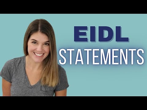 EIDL Statements - What you need to know right now