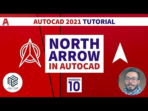 Autocad North Arrow | How To Draw Simple North Arrows in Autocad Tutorial