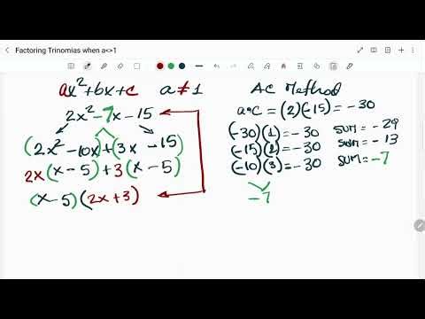 VIDEO # 4 AC Method TOTAL